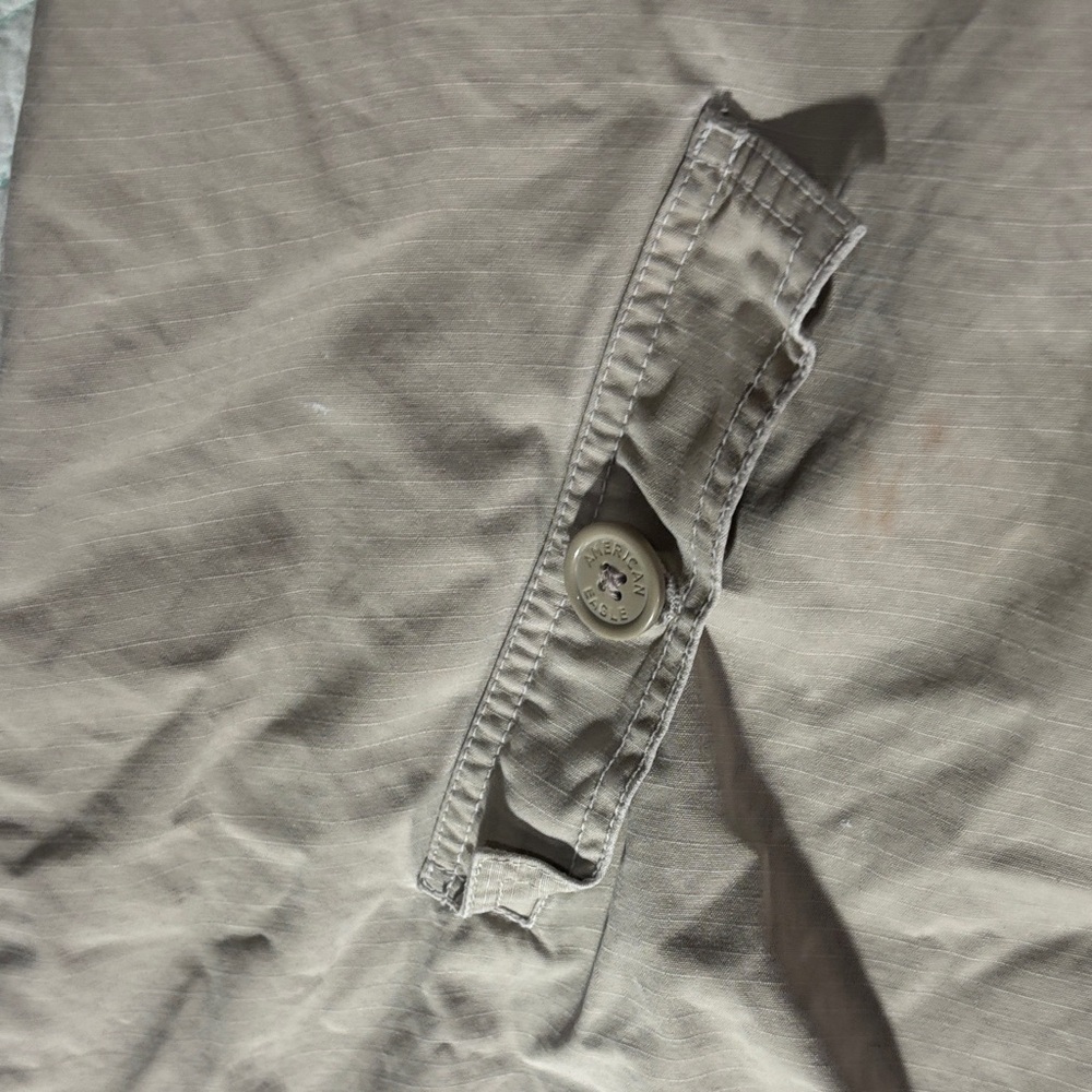 American Eagle Outfitters Beige Hooded Utility Jacket - Picture 7 of 16